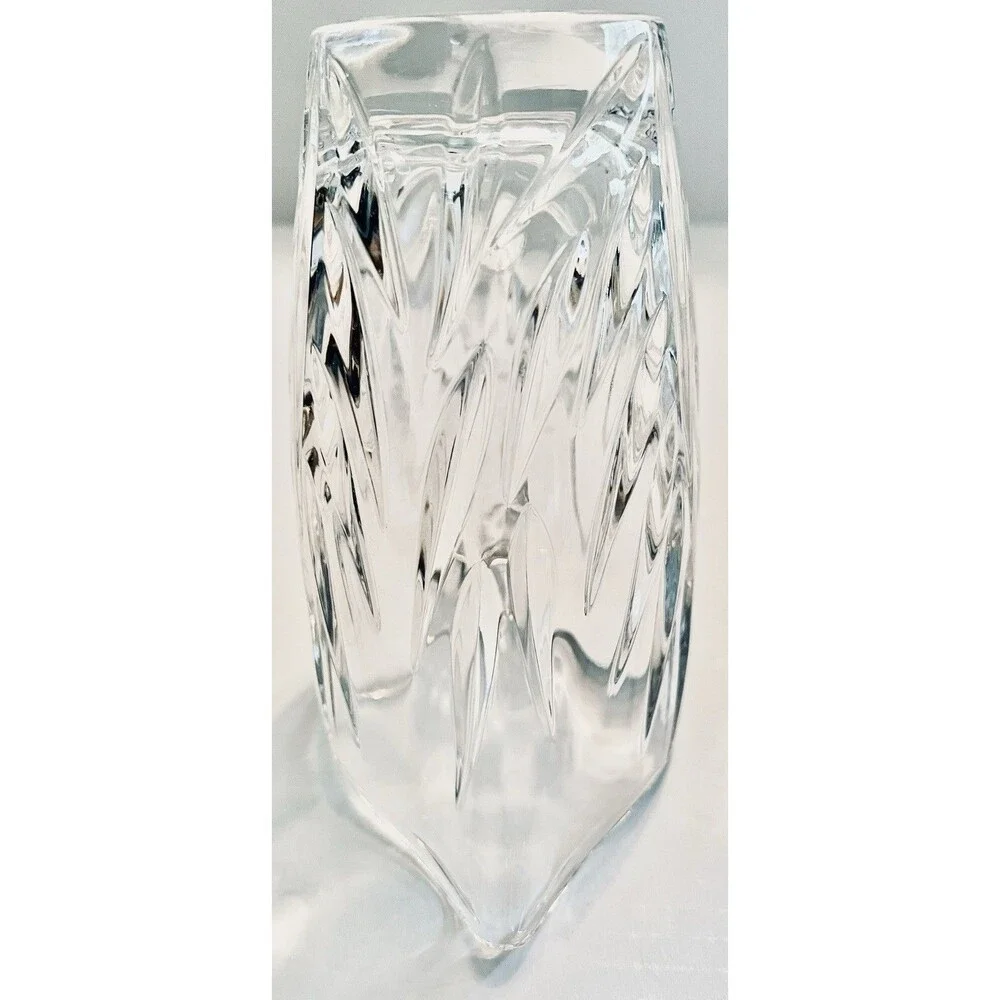 Vintage Gorham Star Blossom Cut Crystal  32 Oz Water Pitcher, Made in Germany